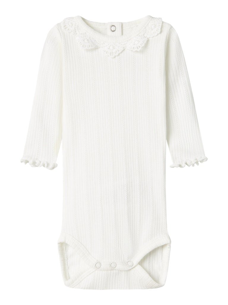 name it baby DIA LS BODY - Cloud Dancer | Torgunns Barneklær AS