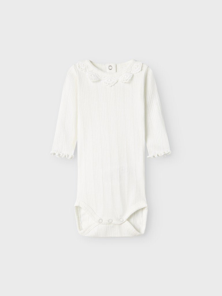 name it baby DIA LS BODY - Cloud Dancer | Torgunns Barneklær AS