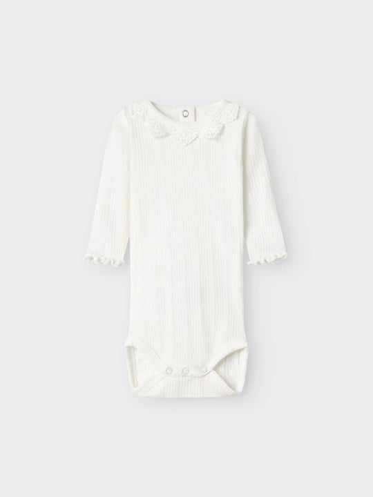 name it baby DIA LS BODY - Cloud Dancer | Torgunns Barneklær AS