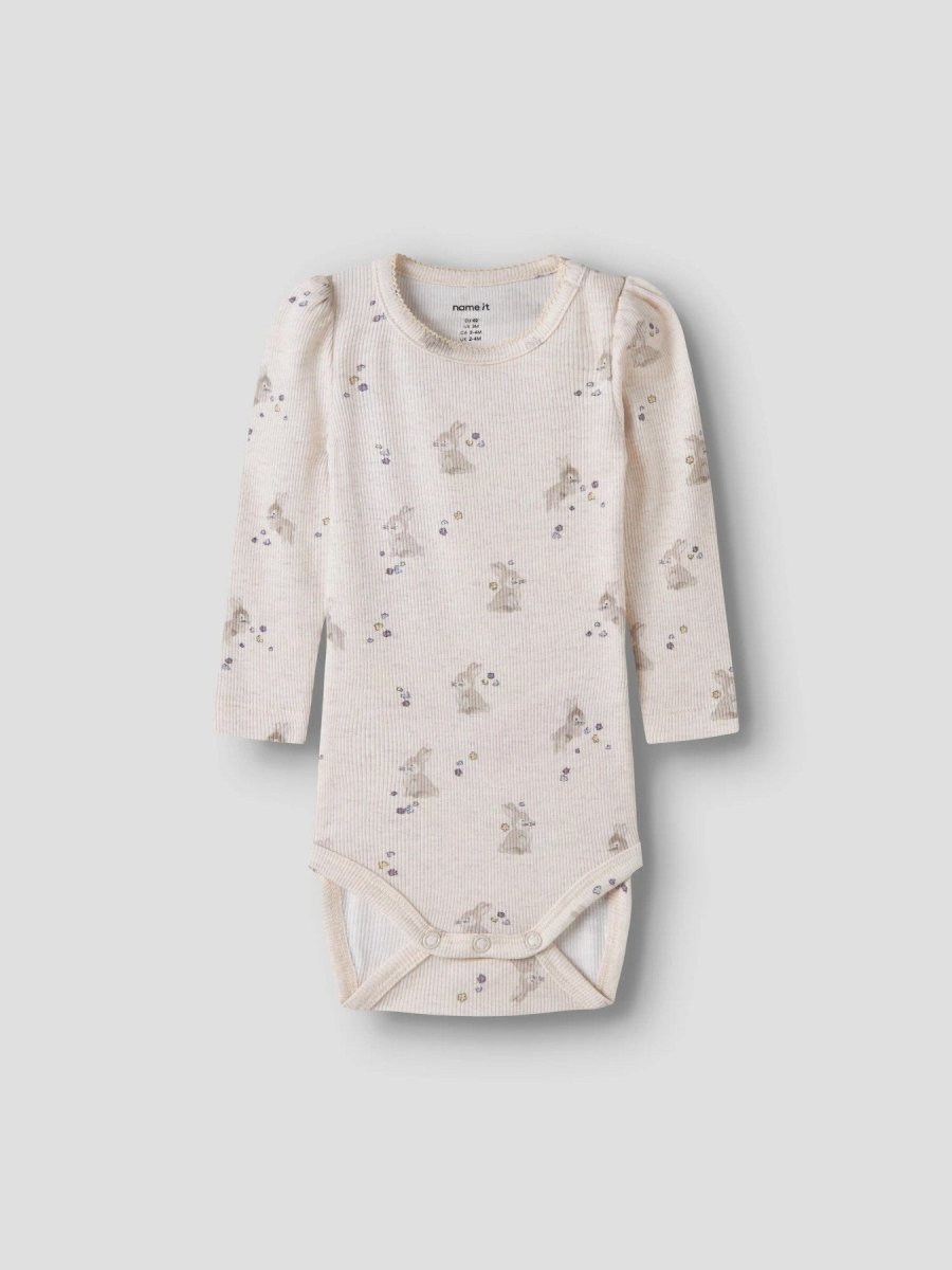 name it baby DIAKAB LS BODY - Peyote Melange | Torgunns Barneklær AS