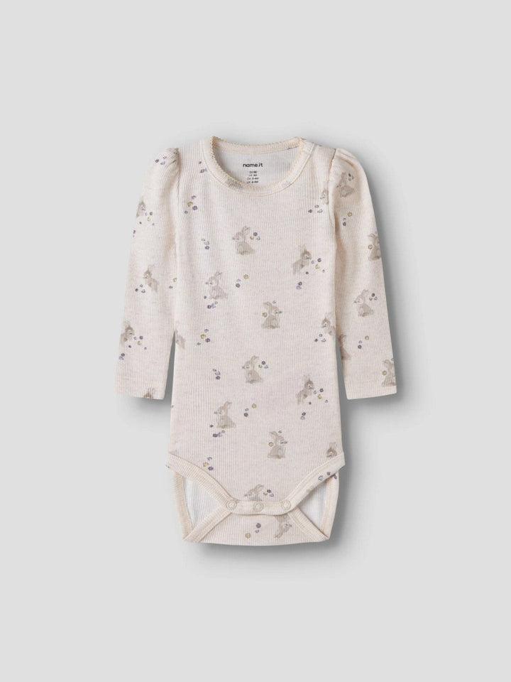 name it baby DIAKAB LS BODY - Peyote Melange | Torgunns Barneklær AS