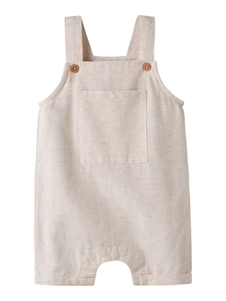 name it baby FAHER SHORT OVERALL - Peyote Melange | Torgunns Barneklær AS
