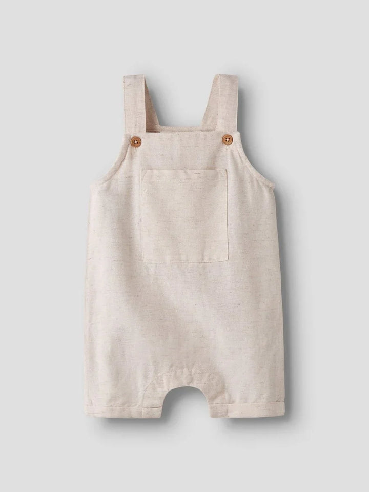 name it baby FAHER SHORT OVERALL - Peyote Melange | Torgunns Barneklær AS