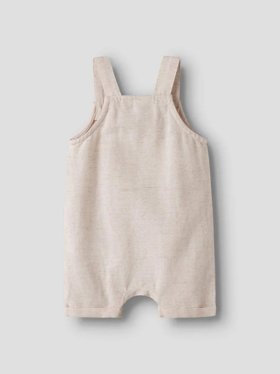 name it baby FAHER SHORT OVERALL - Peyote Melange | Torgunns Barneklær AS
