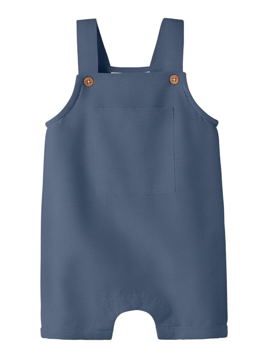 name it baby FAHER SHORT OVERALL - Vintage Indigo | Torgunns Barneklær AS