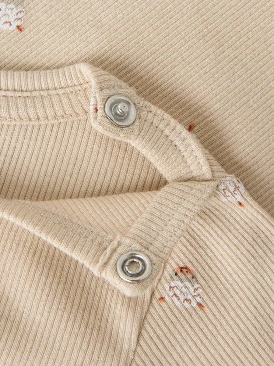name it baby FERINI LS XSL BODY - Cement | Torgunns Barneklær AS