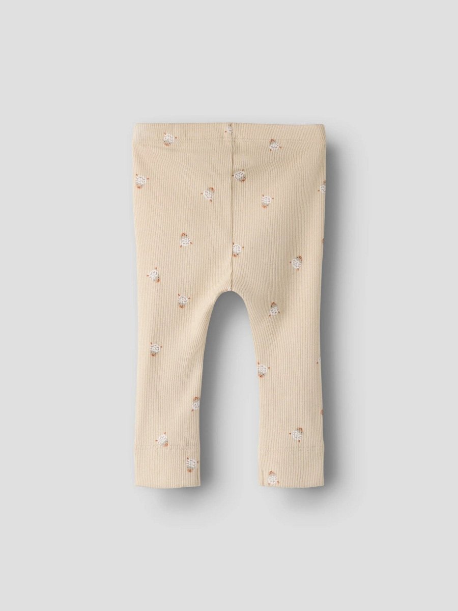 name it baby FERINI XSL LEGGING - Cement | Torgunns Barneklær AS