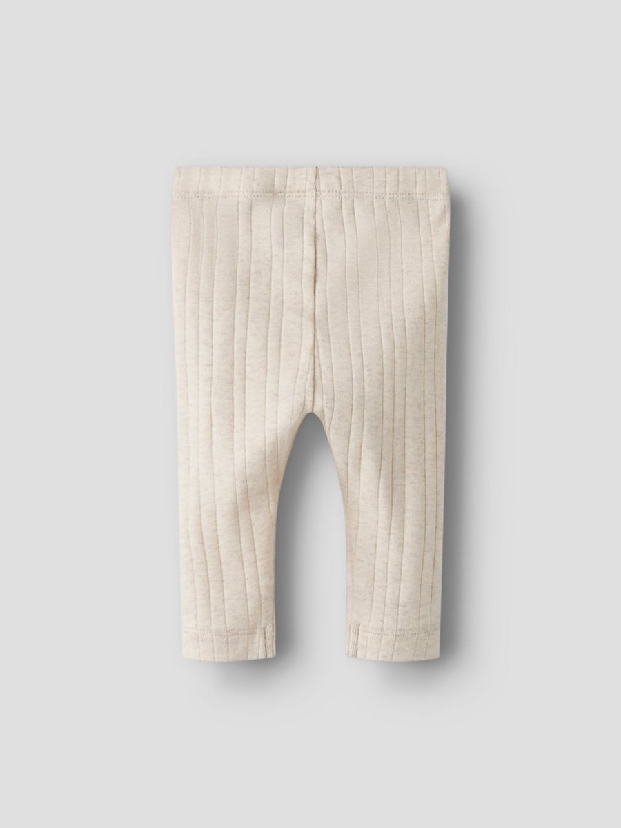 name it baby FILUS LEGGINGS - Peyote Melange | Torgunns Barneklær AS