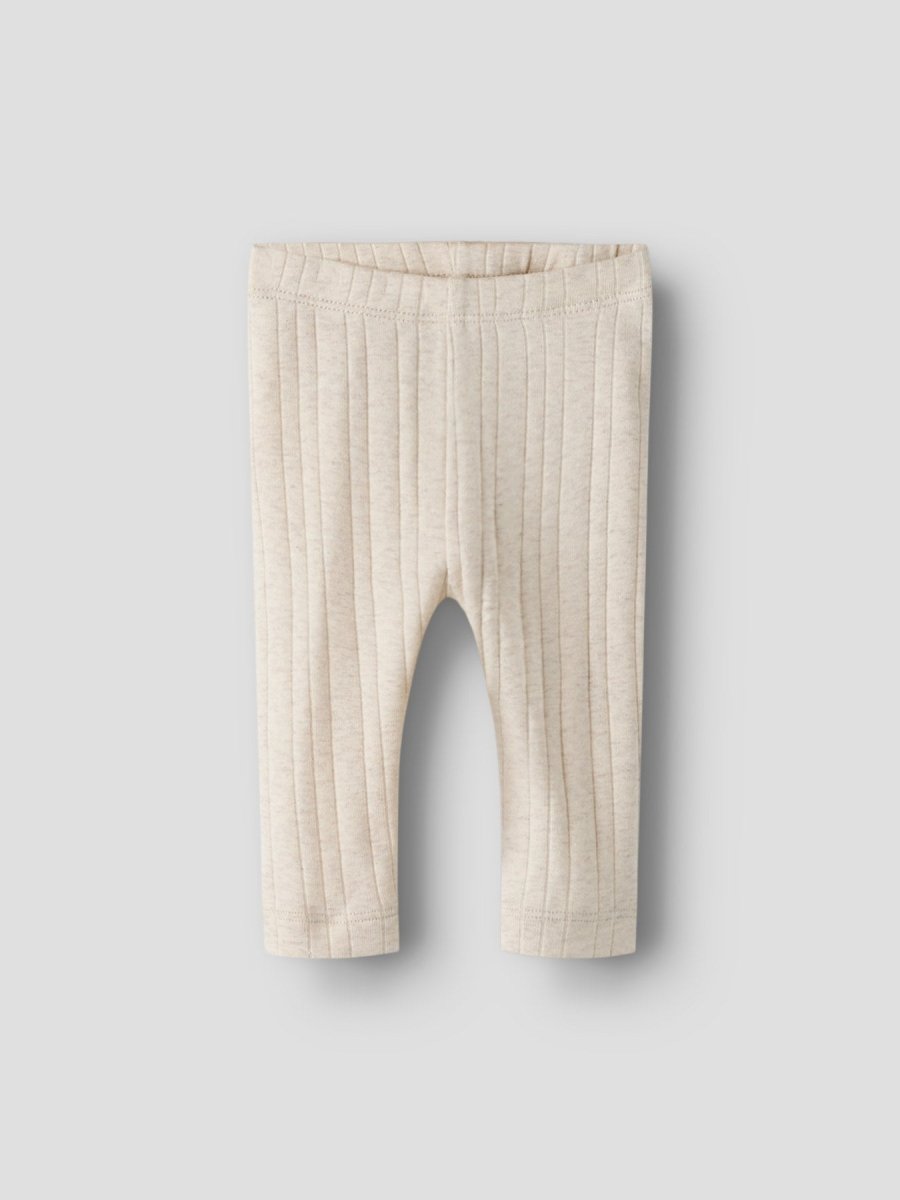name it baby FILUS LEGGINGS - Peyote Melange | Torgunns Barneklær AS