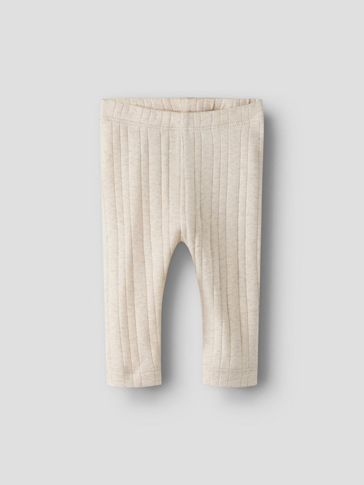 name it baby FILUS LEGGINGS - Peyote Melange | Torgunns Barneklær AS