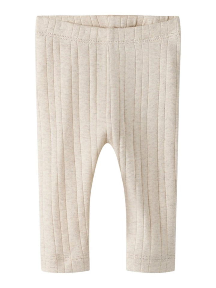 name it baby FILUS LEGGINGS - Peyote Melange | Torgunns Barneklær AS