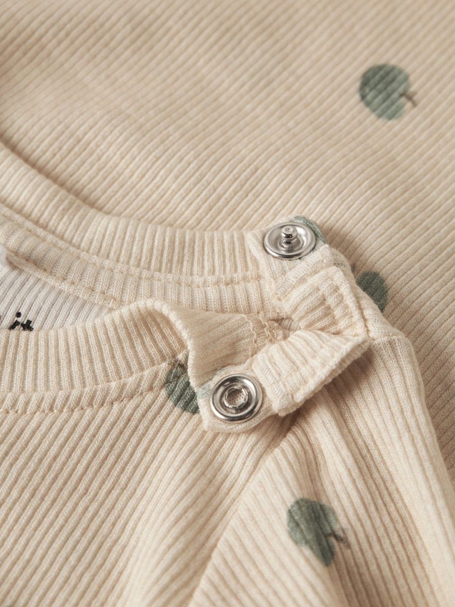 name it baby FOAPPLE LS BODY - Almond Milk | Torgunns Barneklær AS