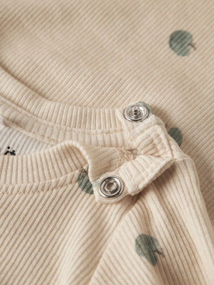 name it baby FOAPPLE LS BODY - Almond Milk | Torgunns Barneklær AS