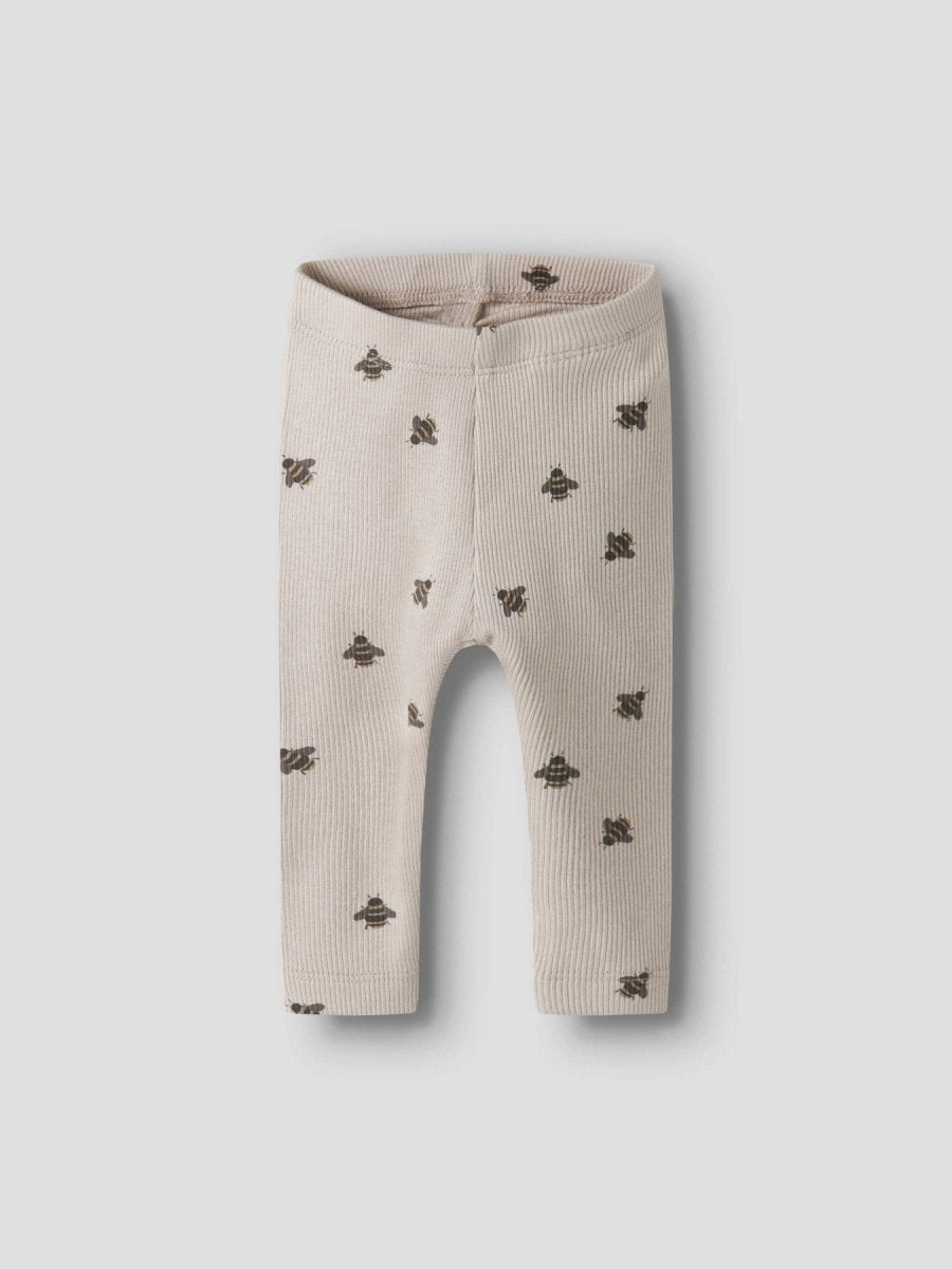 name it baby FUNKAB LEGGINGS - Chateau Gray | Bie | Torgunns Barneklær AS