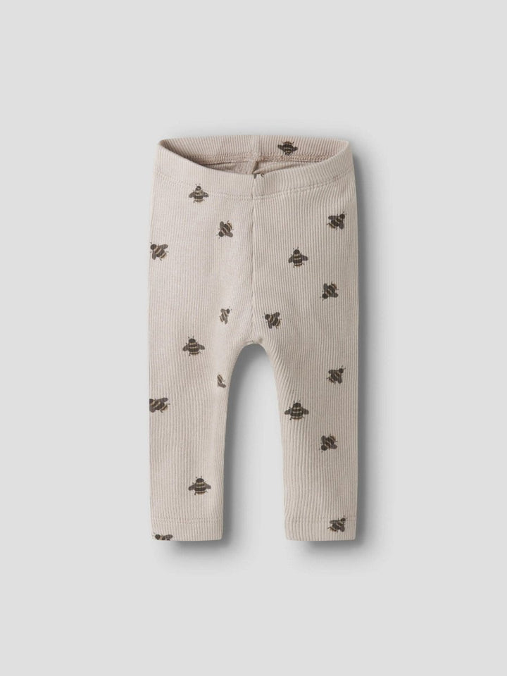name it baby FUNKAB LEGGINGS - Chateau Gray | Bie | Torgunns Barneklær AS
