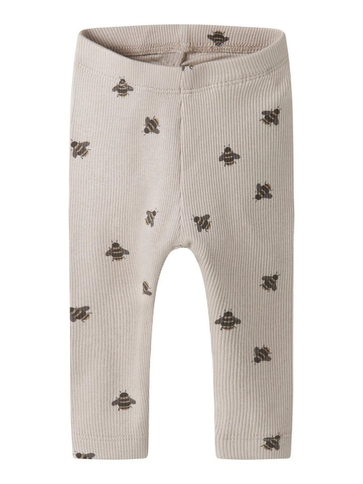 name it baby FUNKAB LEGGINGS - Chateau Gray | Bie | Torgunns Barneklær AS