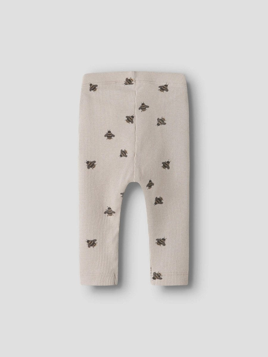 name it baby FUNKAB LEGGINGS - Chateau Gray | Bie | Torgunns Barneklær AS