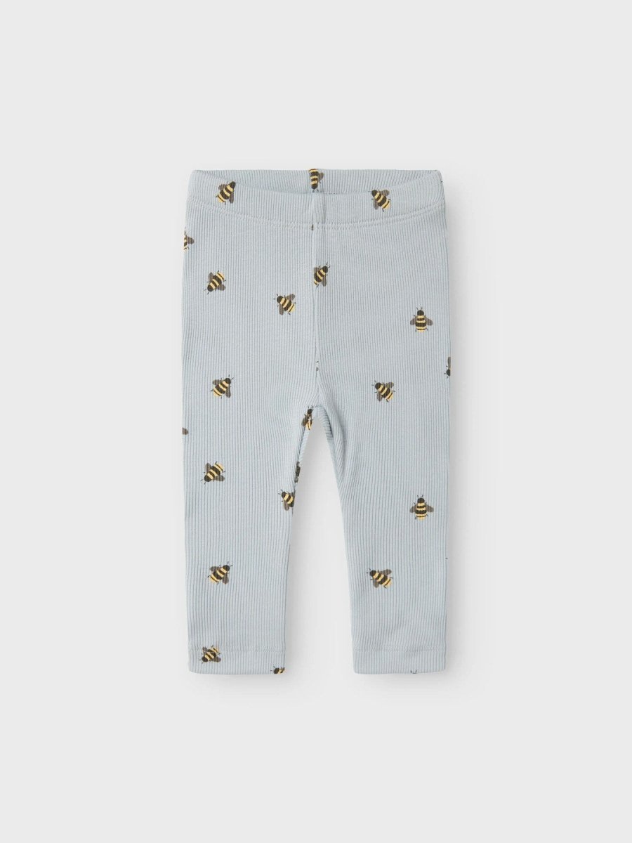 name it baby FUNKAB LEGGINGS - Pearl Blue | Bie | Torgunns Barneklær AS