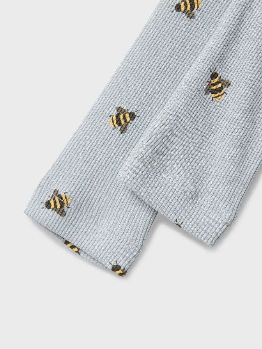 name it baby FUNKAB LEGGINGS - Pearl Blue | Bie | Torgunns Barneklær AS