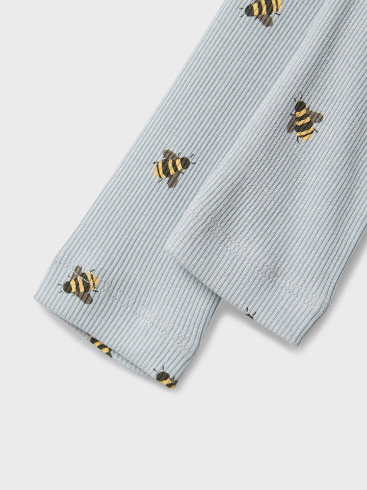 name it baby FUNKAB LEGGINGS - Pearl Blue | Bie | Torgunns Barneklær AS