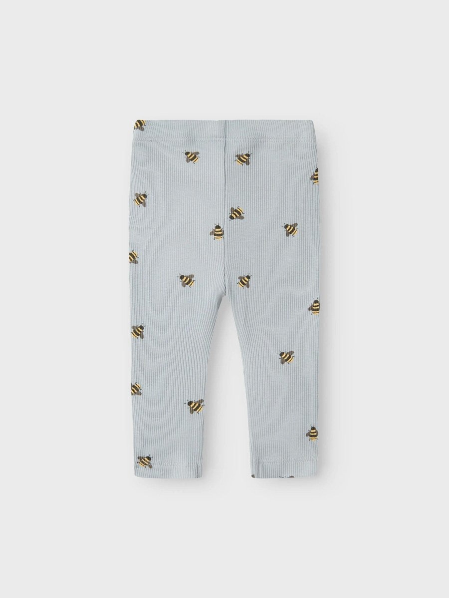 name it baby FUNKAB LEGGINGS - Pearl Blue | Bie | Torgunns Barneklær AS