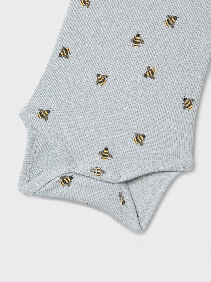 name it baby FUNKAB LS BODY - Pearl Blue | Bie | Torgunns Barneklær AS