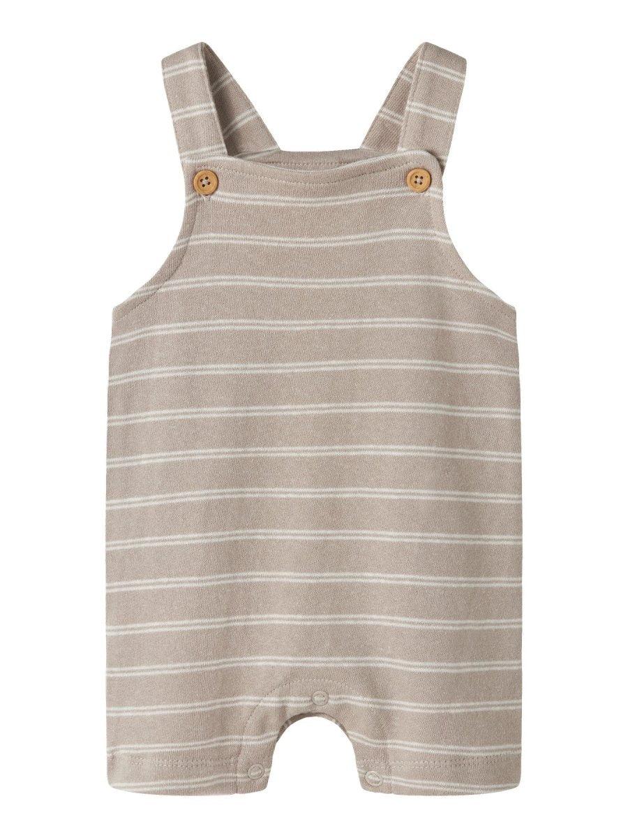 name it baby HELMUT SWEAT SHORTS OVERALL - Chateau Gray | Torgunns Barneklær AS