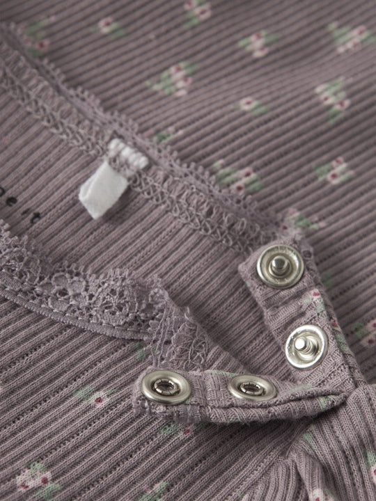name it baby HOISE LS BODY - Purple Dove | Torgunns Barneklær AS