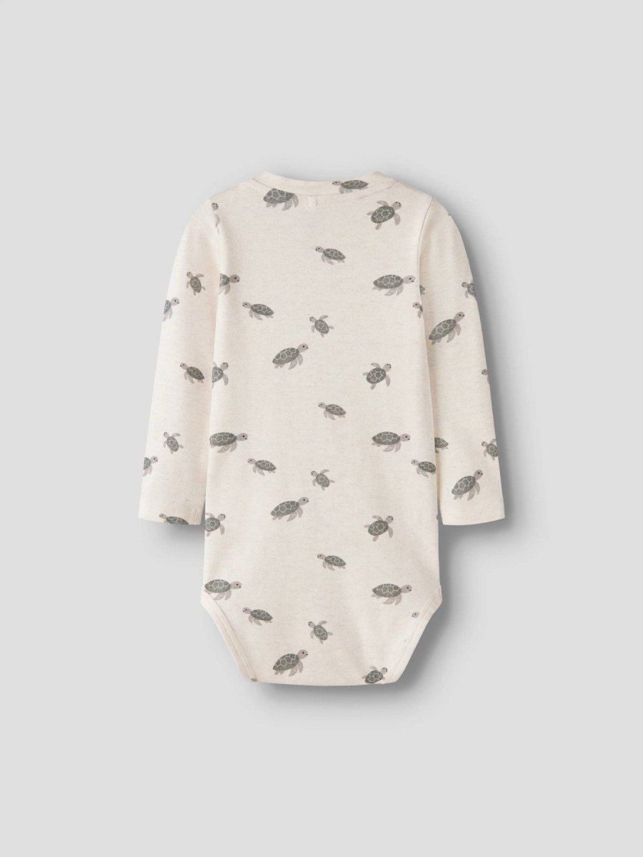 name it baby JAMIE LS BODY - Peyote Melange | Torgunns Barneklær AS