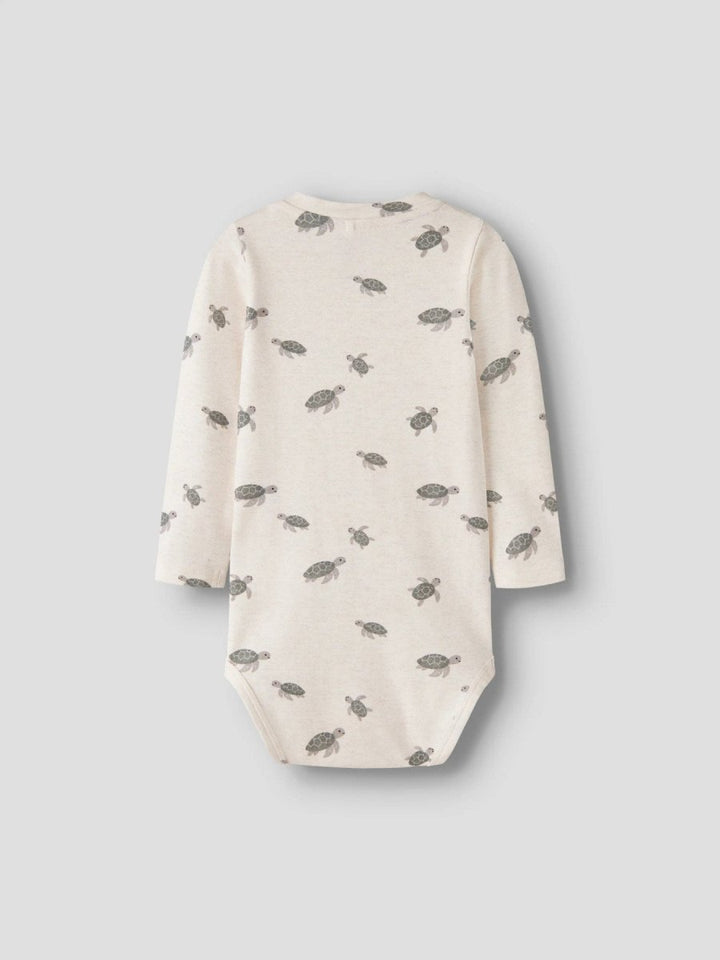 name it baby JAMIE LS BODY - Peyote Melange | Torgunns Barneklær AS