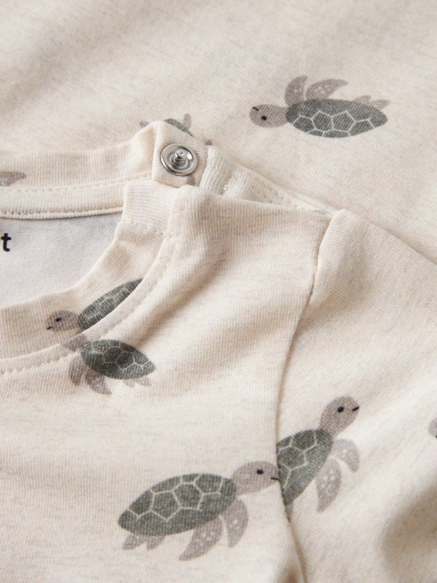 name it baby JAMIE LS BODY - Peyote Melange | Torgunns Barneklær AS