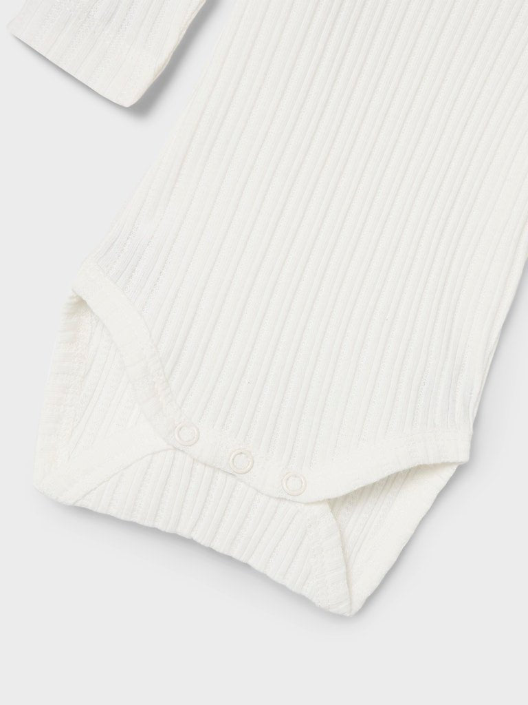 name it baby JOHANNE LS BODY - Cloud Dancer | Torgunns Barneklær AS