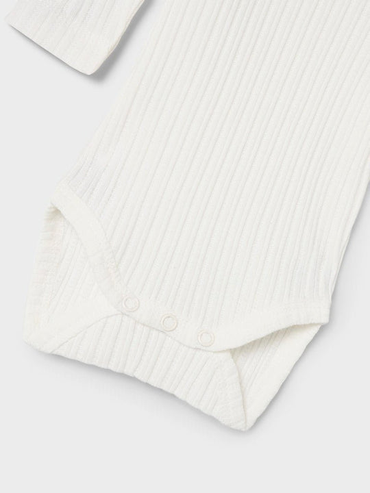 name it baby JOHANNE LS BODY - Cloud Dancer | Torgunns Barneklær AS