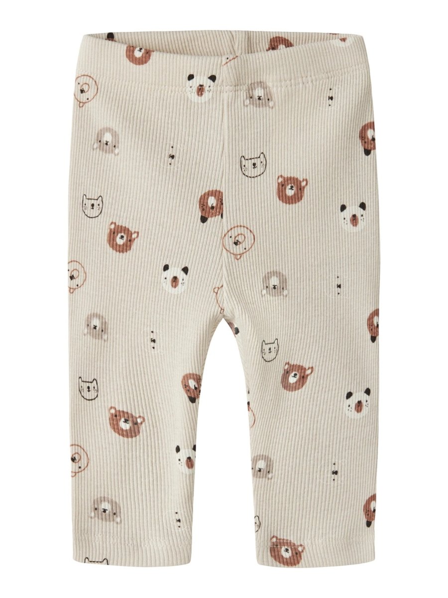 name it baby JOPPI LEGGING - Almond Milk | Torgunns Barneklær AS