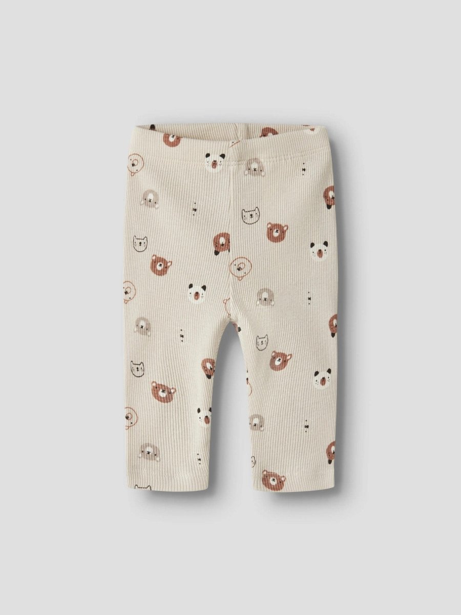 name it baby JOPPI LEGGING - Almond Milk | Torgunns Barneklær AS