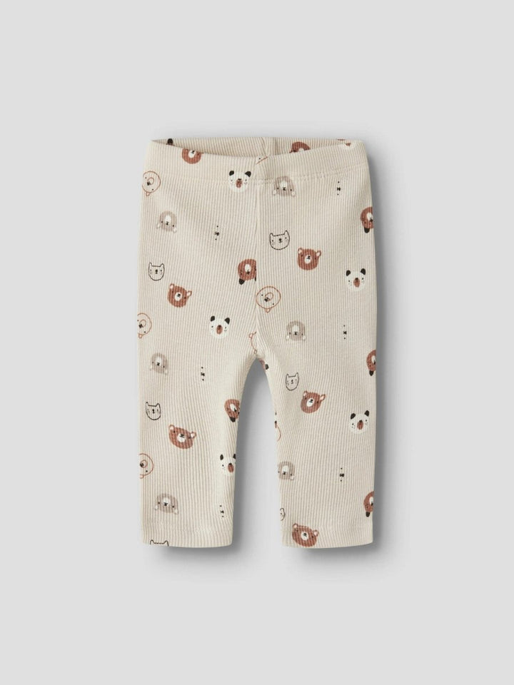 name it baby JOPPI LEGGING - Almond Milk | Torgunns Barneklær AS