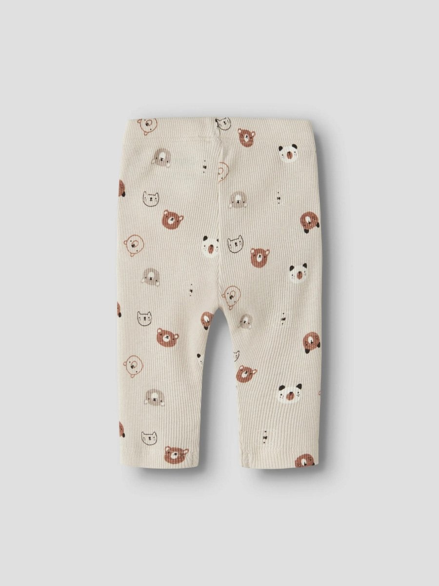name it baby JOPPI LEGGING - Almond Milk | Torgunns Barneklær AS