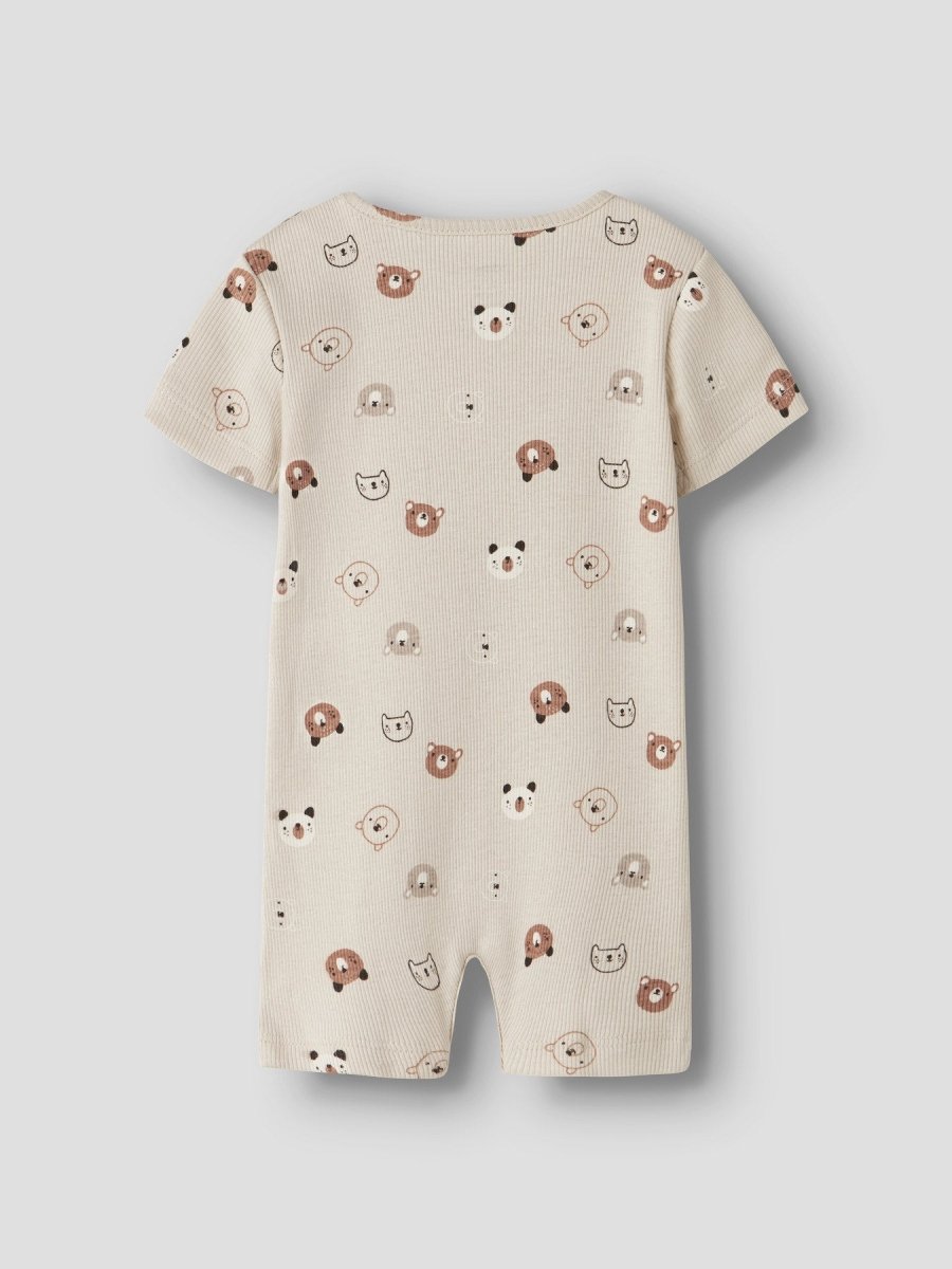 name it baby JOPPI romper - Almond Milk | Torgunns Barneklær AS