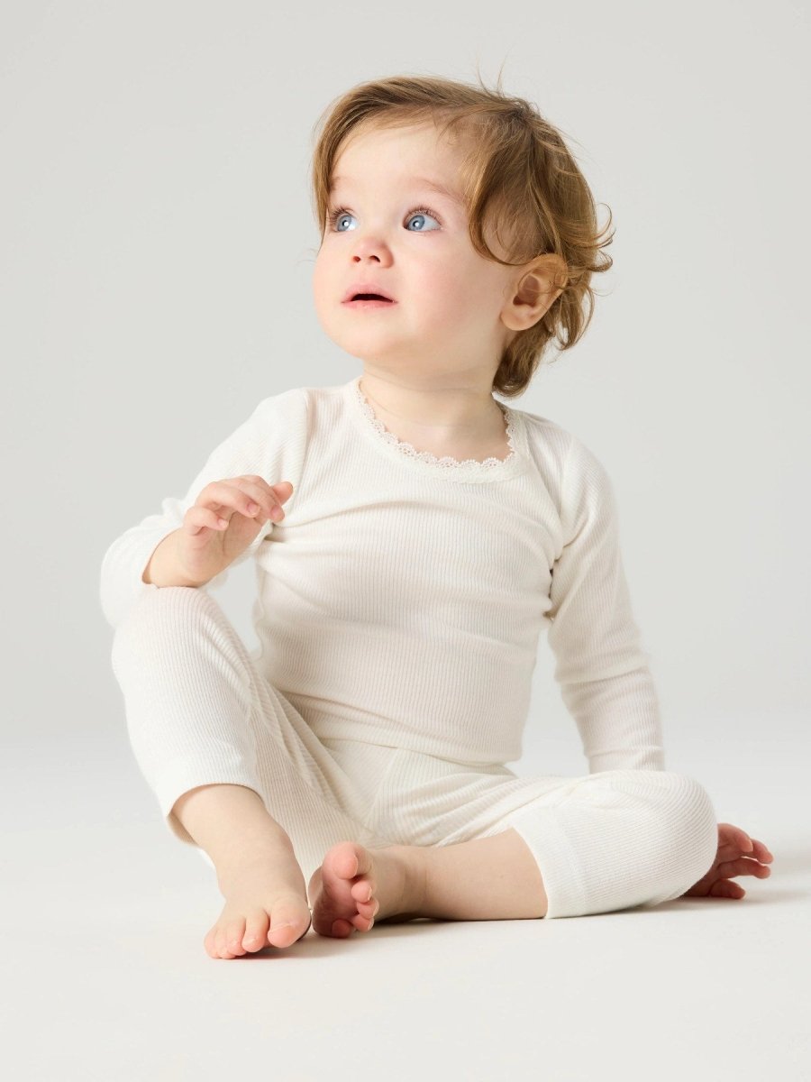 name it baby KAB LEGGING NOOS - Cloud Dancer | Torgunns Barneklær AS