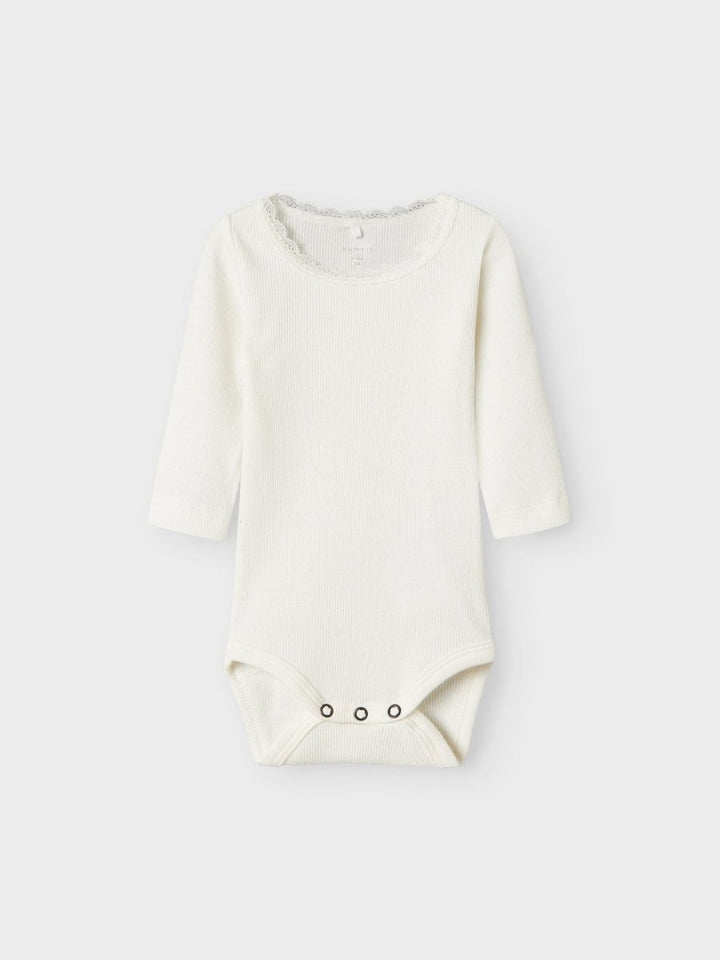 name it baby KAB LS BODY NOOS - Cloud Dancer | Torgunns Barneklær AS