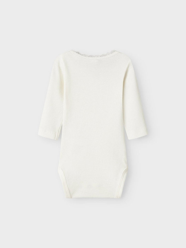 name it baby KAB LS BODY NOOS - Cloud Dancer | Torgunns Barneklær AS