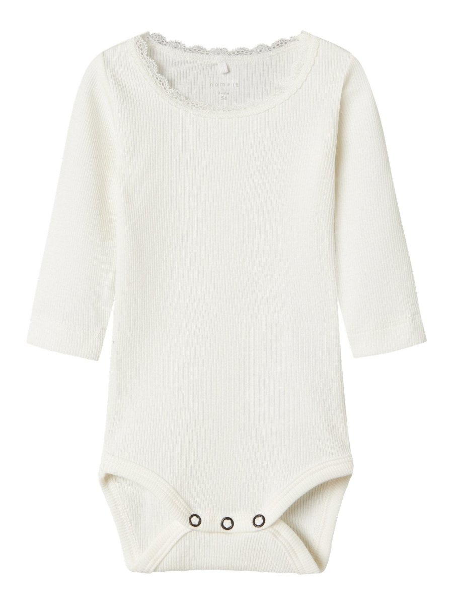 name it baby KAB LS BODY NOOS - Cloud Dancer | Torgunns Barneklær AS