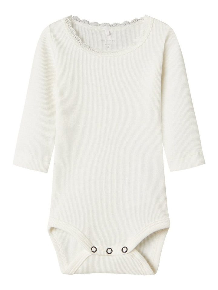 name it baby KAB LS BODY NOOS - Cloud Dancer | Torgunns Barneklær AS