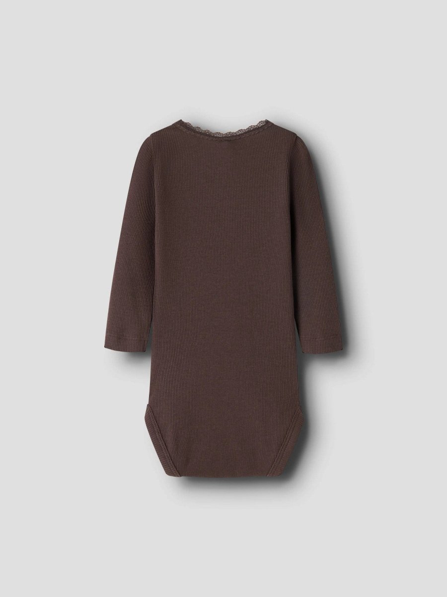 name it baby KAB LS BODY NOOS - French Roast | Torgunns Barneklær AS