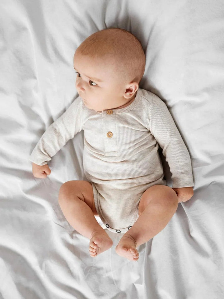 name it baby KAB LS BODY NOOS - Peyote Melange | Torgunns Barneklær AS