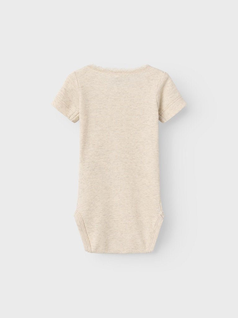 name it baby KAB SS BODY NOOS - Peyote Melange | Torgunns Barneklær AS