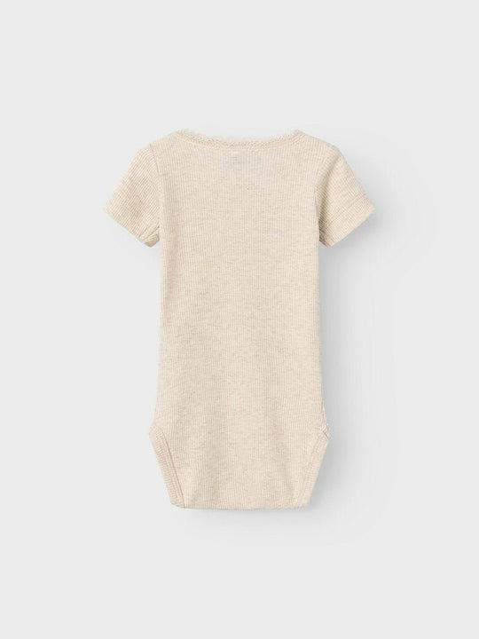 name it baby KAB SS BODY NOOS - Peyote Melange | Torgunns Barneklær AS