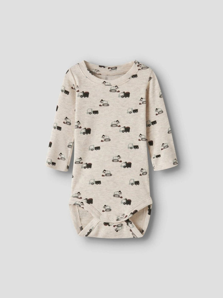 name it baby KONTOR LS BODY - Peyote Melange | Torgunns Barneklær AS