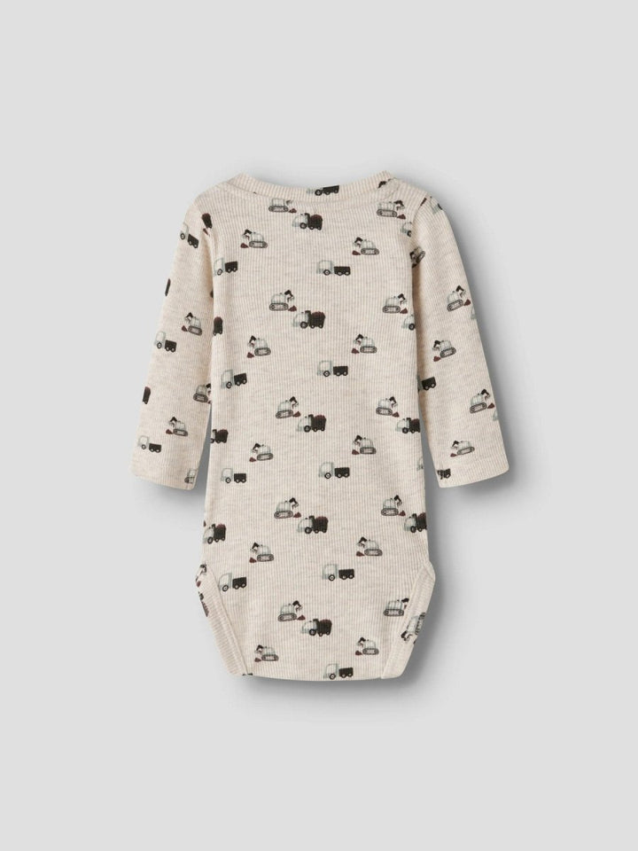 name it baby KONTOR LS BODY - Peyote Melange | Torgunns Barneklær AS