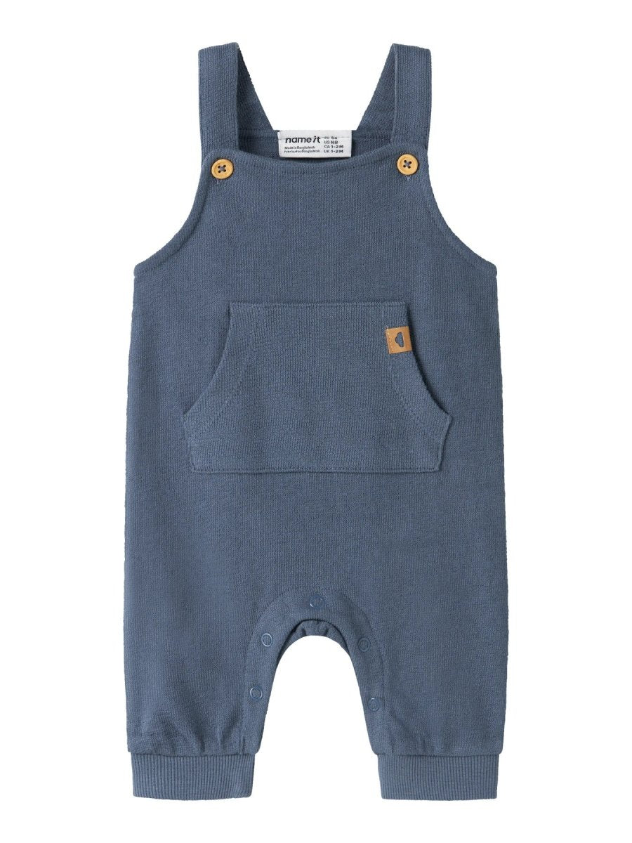 name it baby LARSEN SWEAT OVERALL - Vintage Indigo | Torgunns Barneklær AS